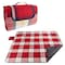 Wakeman Picnic Blanket with Foam Padding - Waterproof and Foldable Mat for Camping by Red Plaid 75-CMP1101 - alternate 1